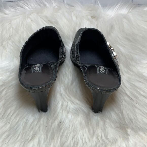 Brighton Rhyme Leather Mules Size 6.5 - Picture 3 of 6